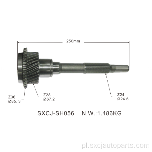 Hot Sale Manual Auto Parts Transmission Saft OEM 8-97177-683-0 dla ZF dla ISUZU 4JB1/4JG2